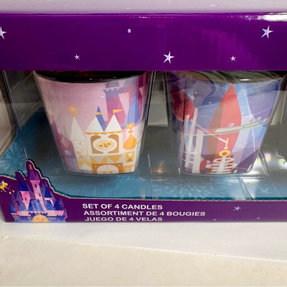NWT. Disney Joey Chou Candle Set - Magic Kingdom - Set of 4. - Picture 2 of 11
